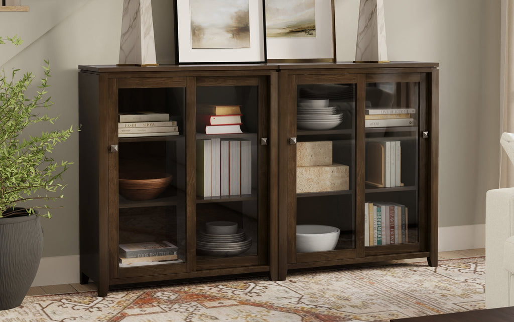 Cosmopolitan 36 inch Storage Cabinet (Set of 2)