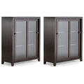 Cosmopolitan 36 inch Storage Cabinet (Set of 2)