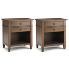 Carlton 24 inch Bedside Table (Set of 2)