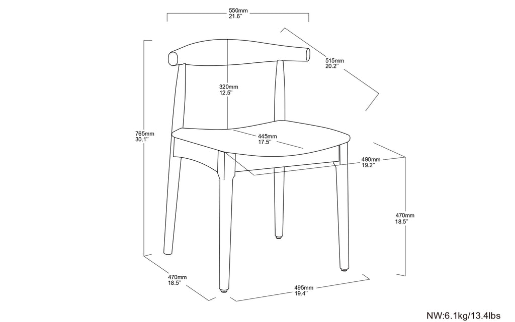 Molly Dining Chair (Set of 2)