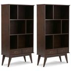Draper 35 inch 6 Cubbie Bookcase (Set of 2)