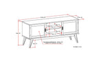 Draper Mid Century Low TV Stand