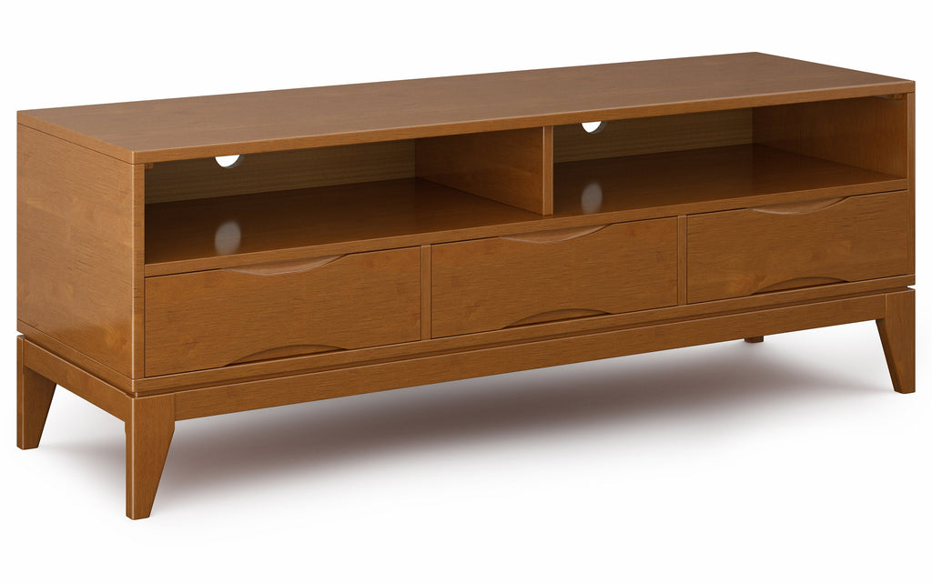 Harper 60 inch TV Stand with 24 inch Bookcases (Set of 3)