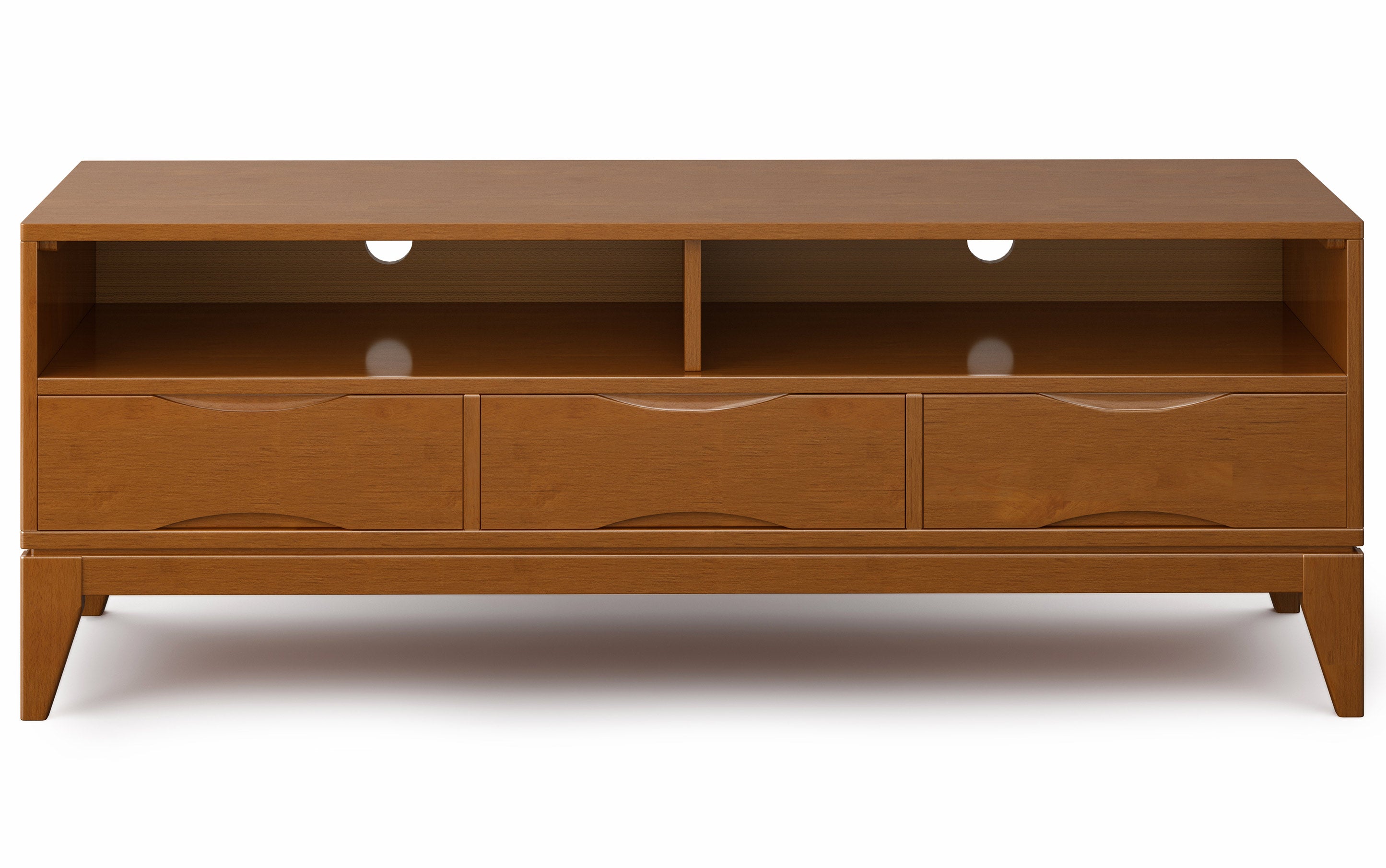 Harper 60 inch TV Stand with 24 inch Bookcases (Set of 3)