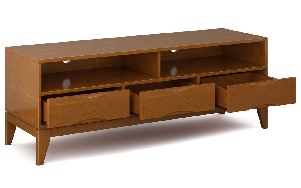 Harper 60 inch TV Stand with 24 inch Bookcases (Set of 3)