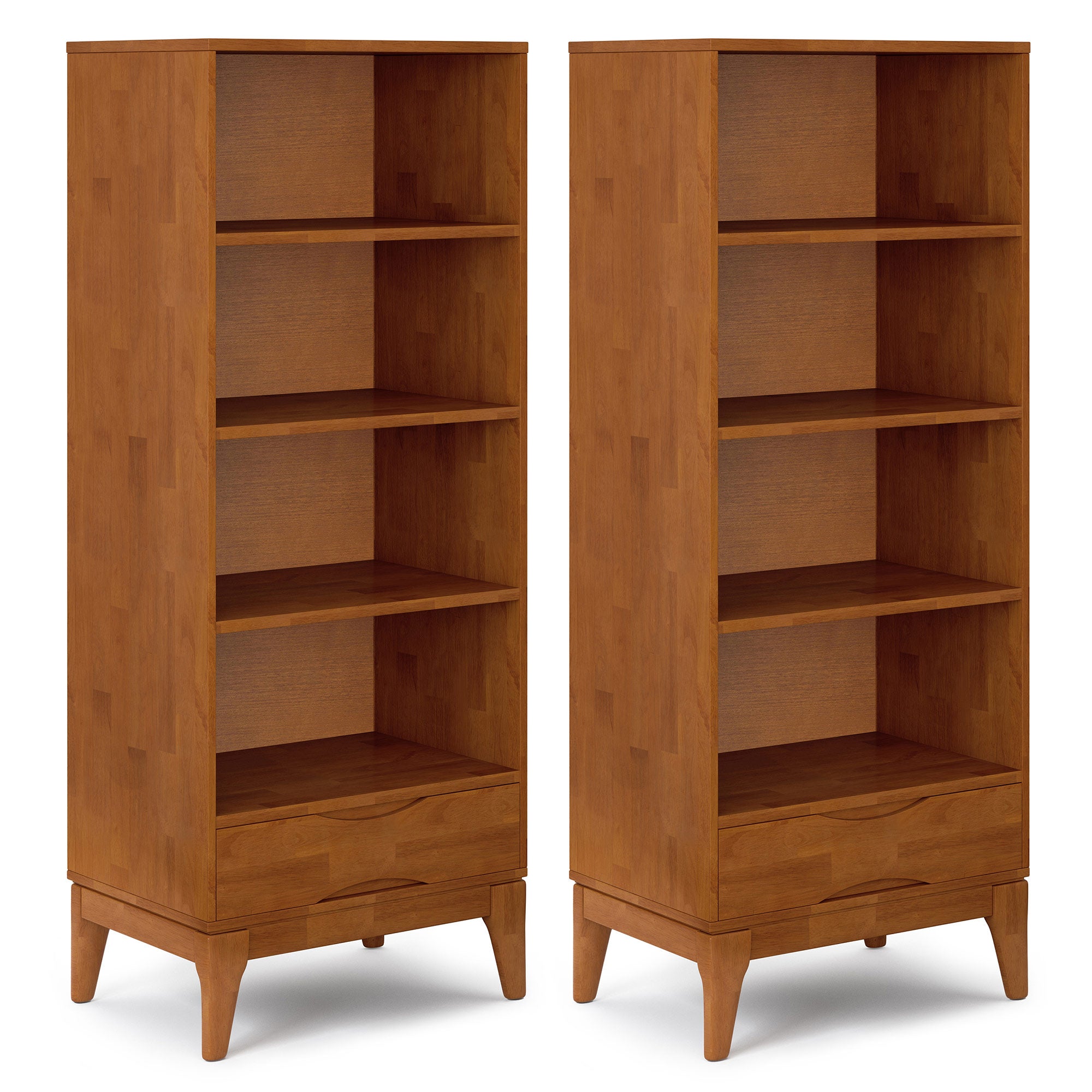 Harper 24 inch 4 Shelf Bookcase (Set of 2)