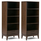 Harper 24 inch 4 Shelf Bookcase (Set of 2)