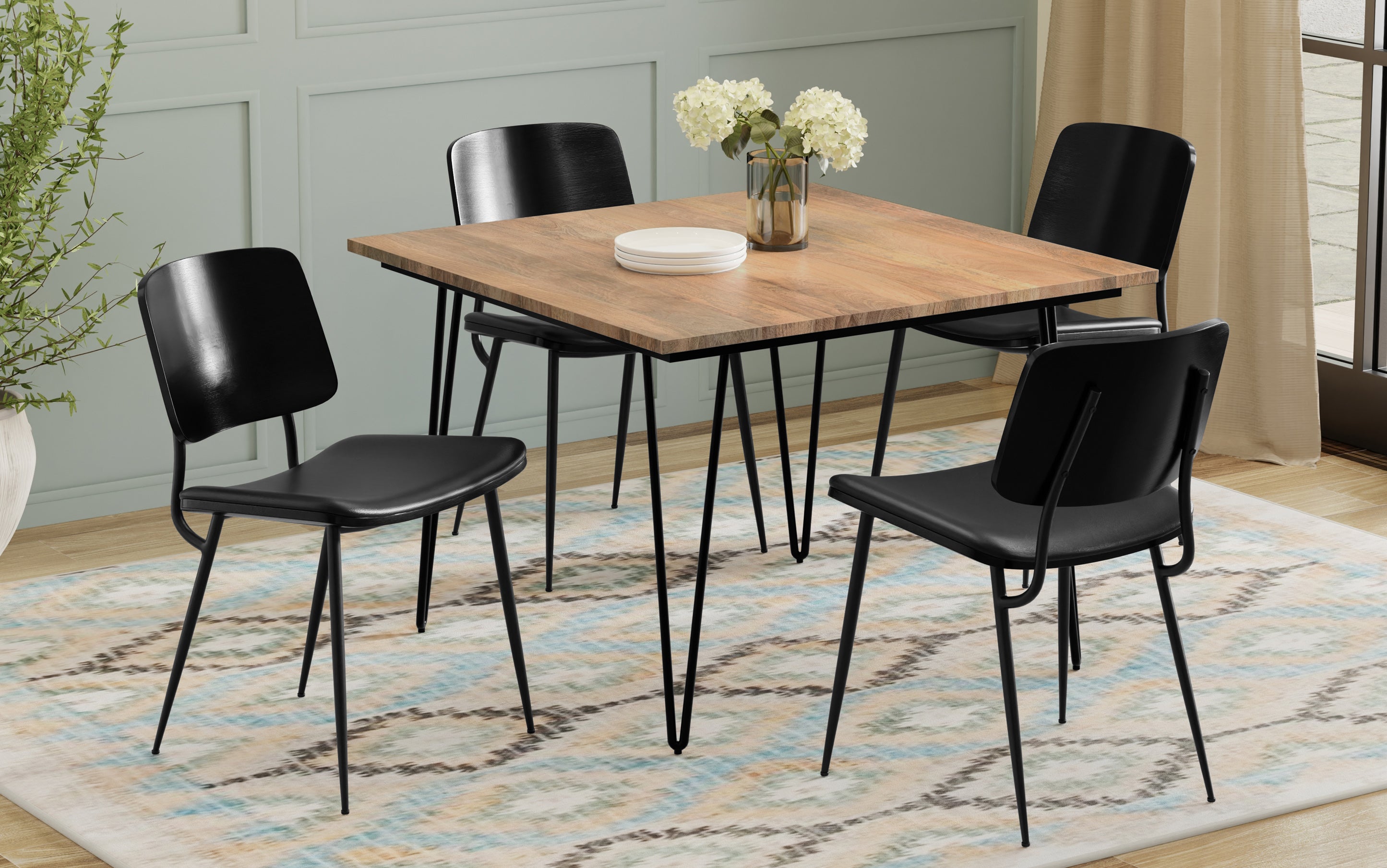 Hayley / Hunter 5 Pc Dining Set