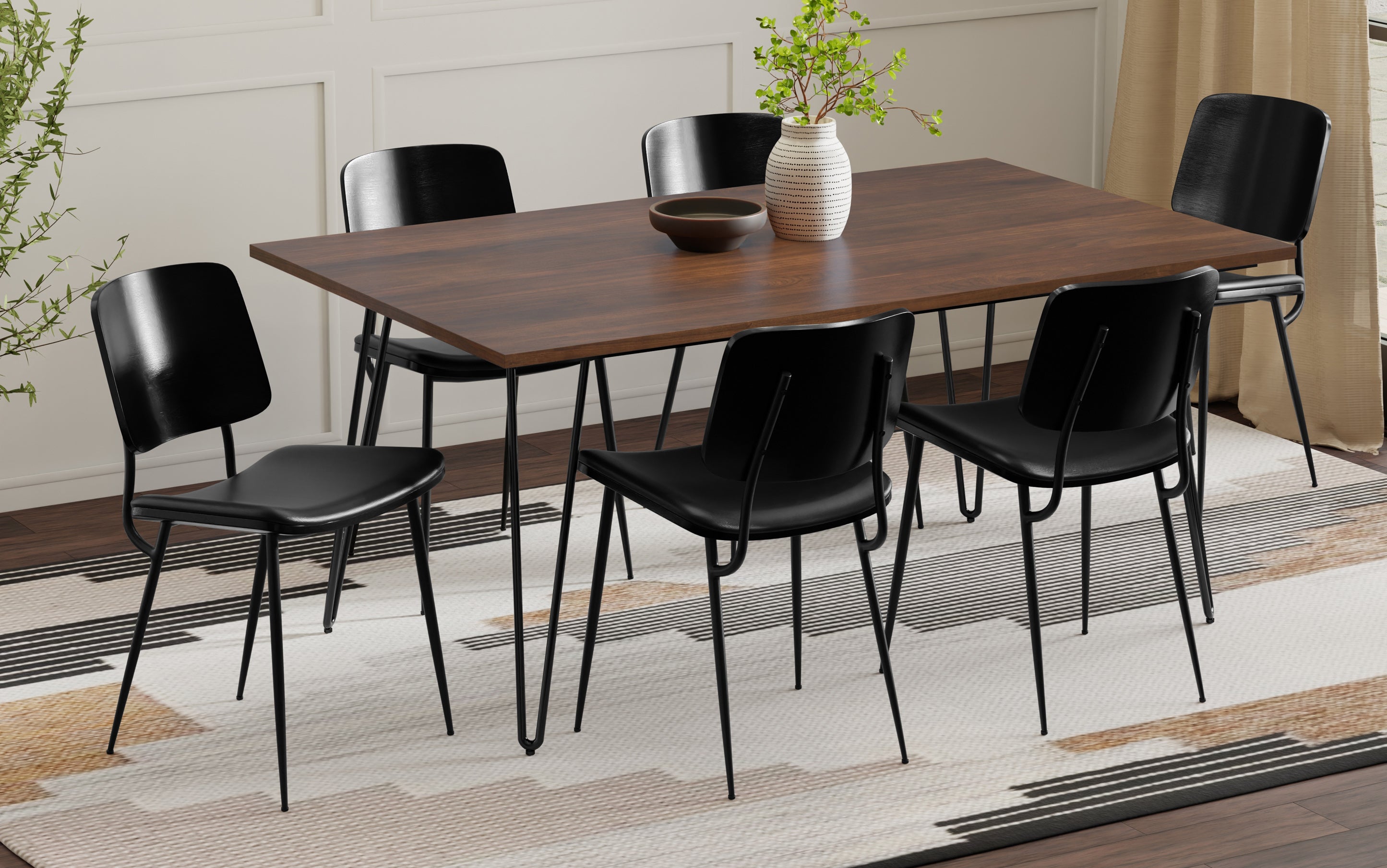 Hayley / Hunter 7 Pc Dining Set