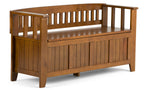 Acadian Entryway Storage Bench