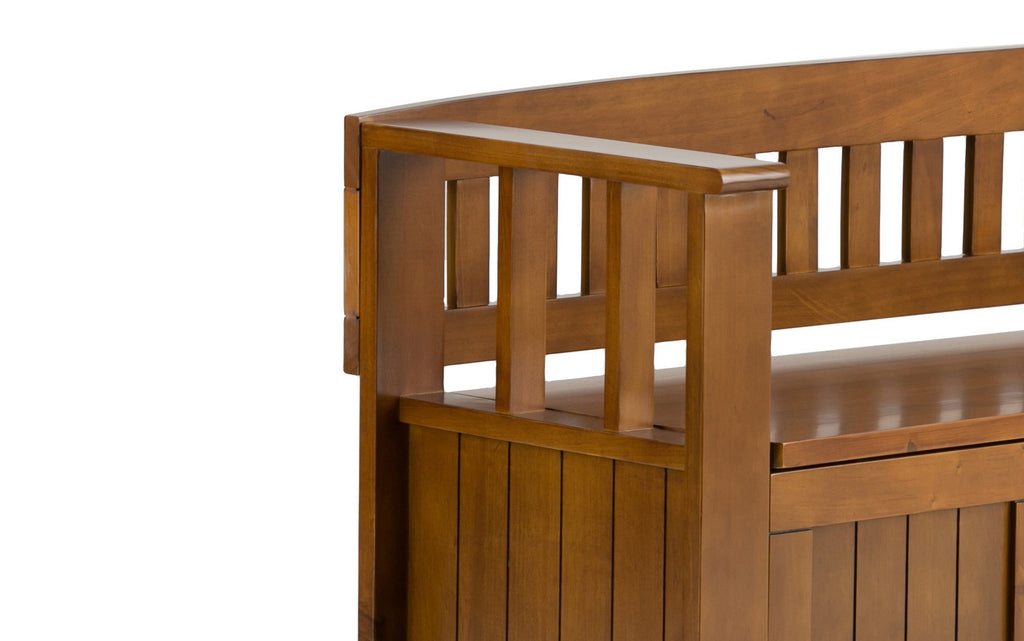 Acadian Entryway Storage Bench