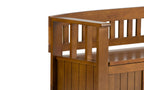 Acadian Entryway Storage Bench