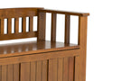 Acadian Entryway Storage Bench