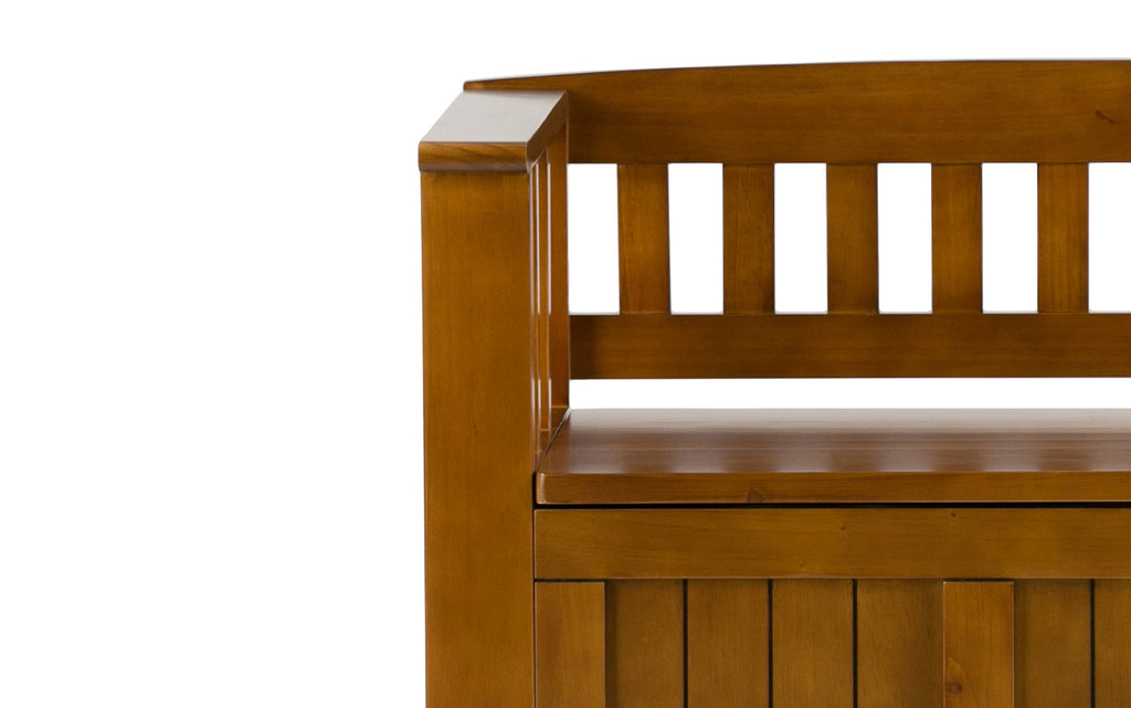 Acadian Entryway Storage Bench