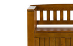 Acadian Entryway Storage Bench