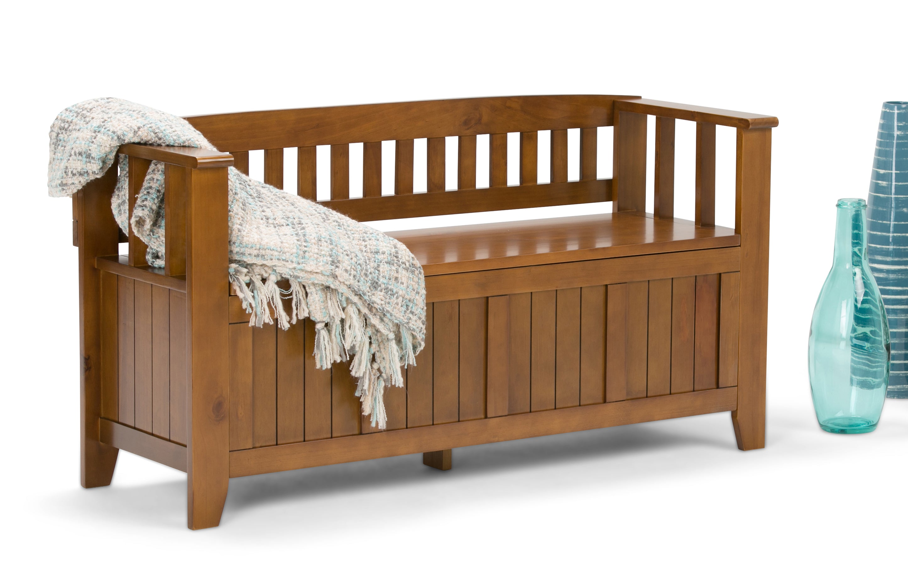 Acadian Entryway Storage Bench