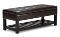 Cosmopolitan Ottoman Bench in Vegan Leather