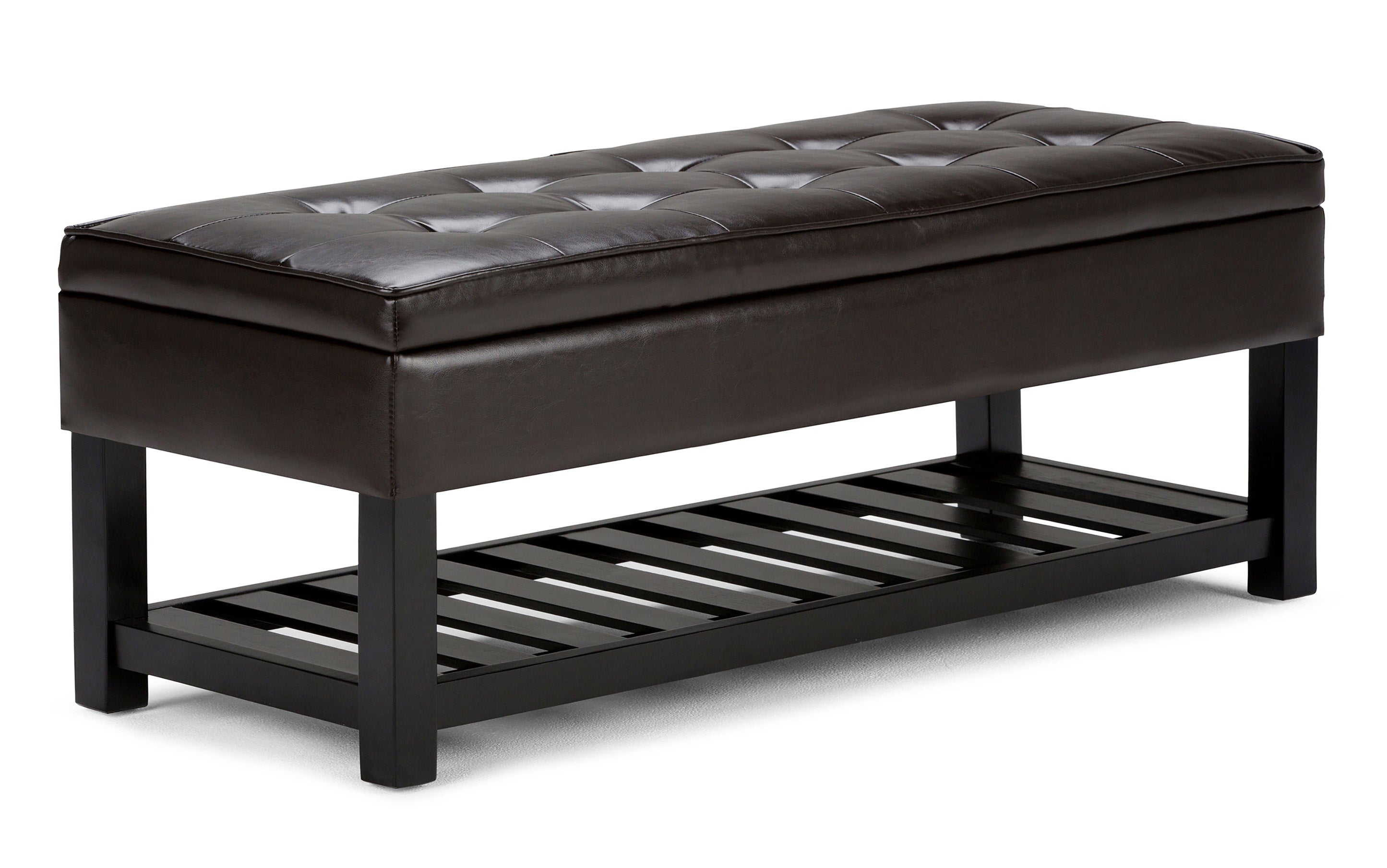 Cosmopolitan Ottoman Bench in Vegan Leather