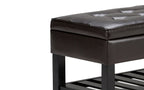 Cosmopolitan Ottoman Bench in Vegan Leather