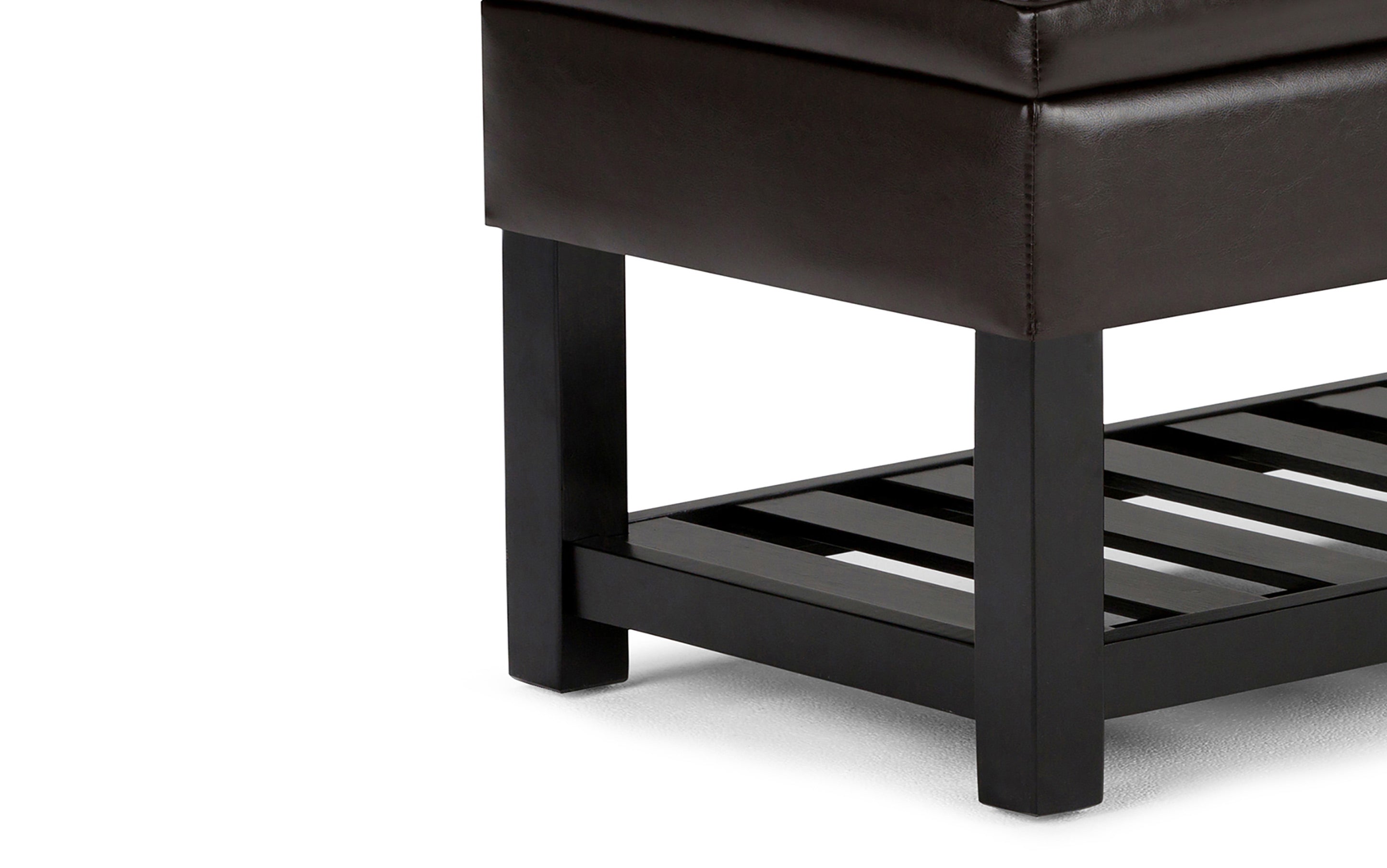 Cosmopolitan Ottoman Bench in Vegan Leather