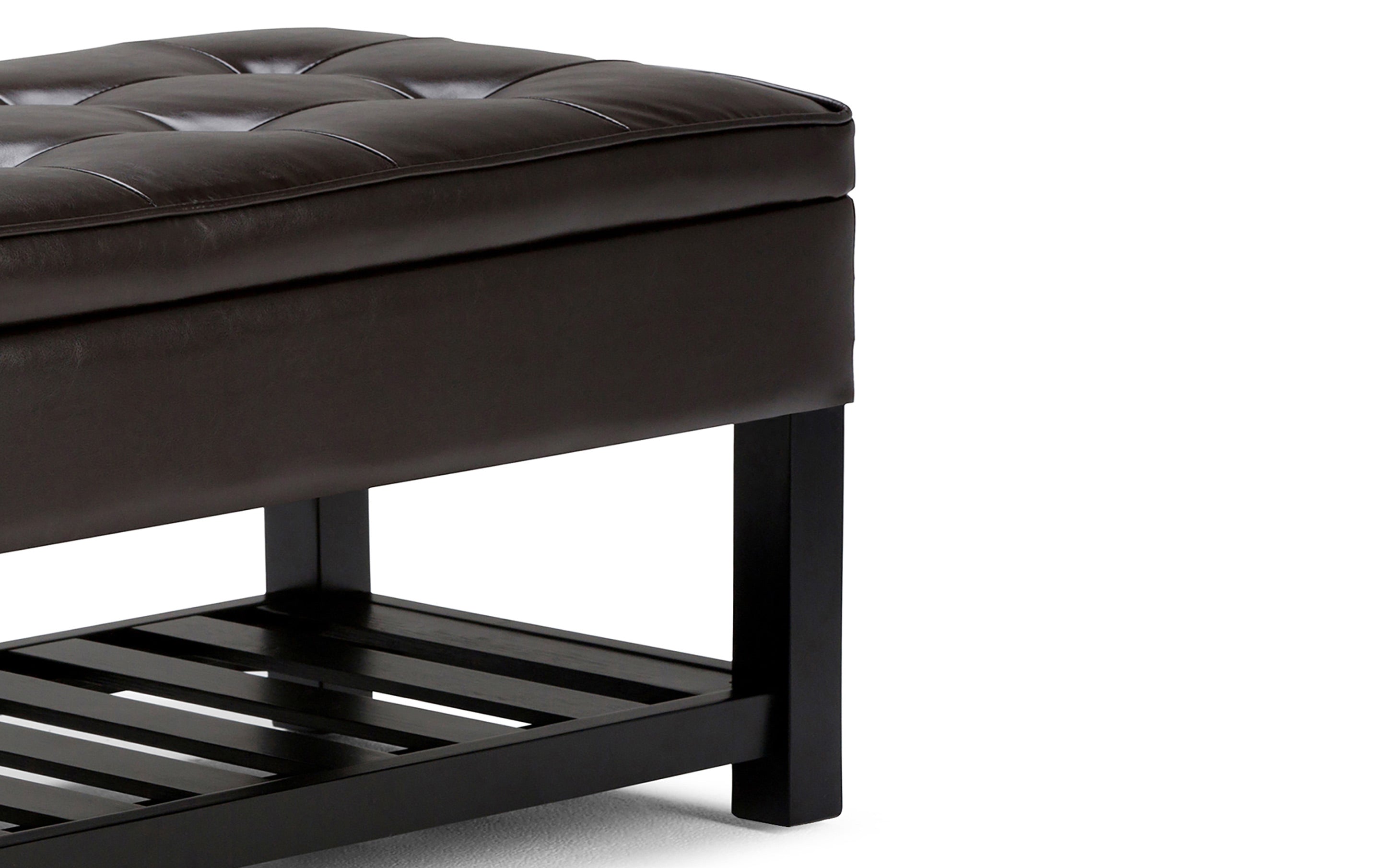 Cosmopolitan Ottoman Bench in Vegan Leather