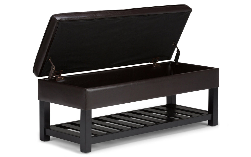 Cosmopolitan Ottoman Bench in Vegan Leather