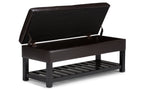 Cosmopolitan Ottoman Bench in Vegan Leather