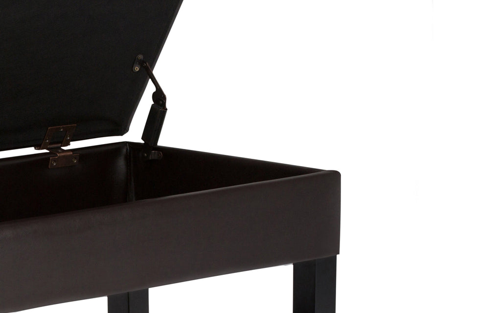 Cosmopolitan Ottoman Bench in Vegan Leather