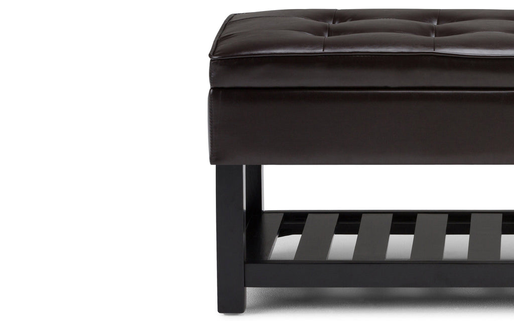 Cosmopolitan Ottoman Bench in Vegan Leather