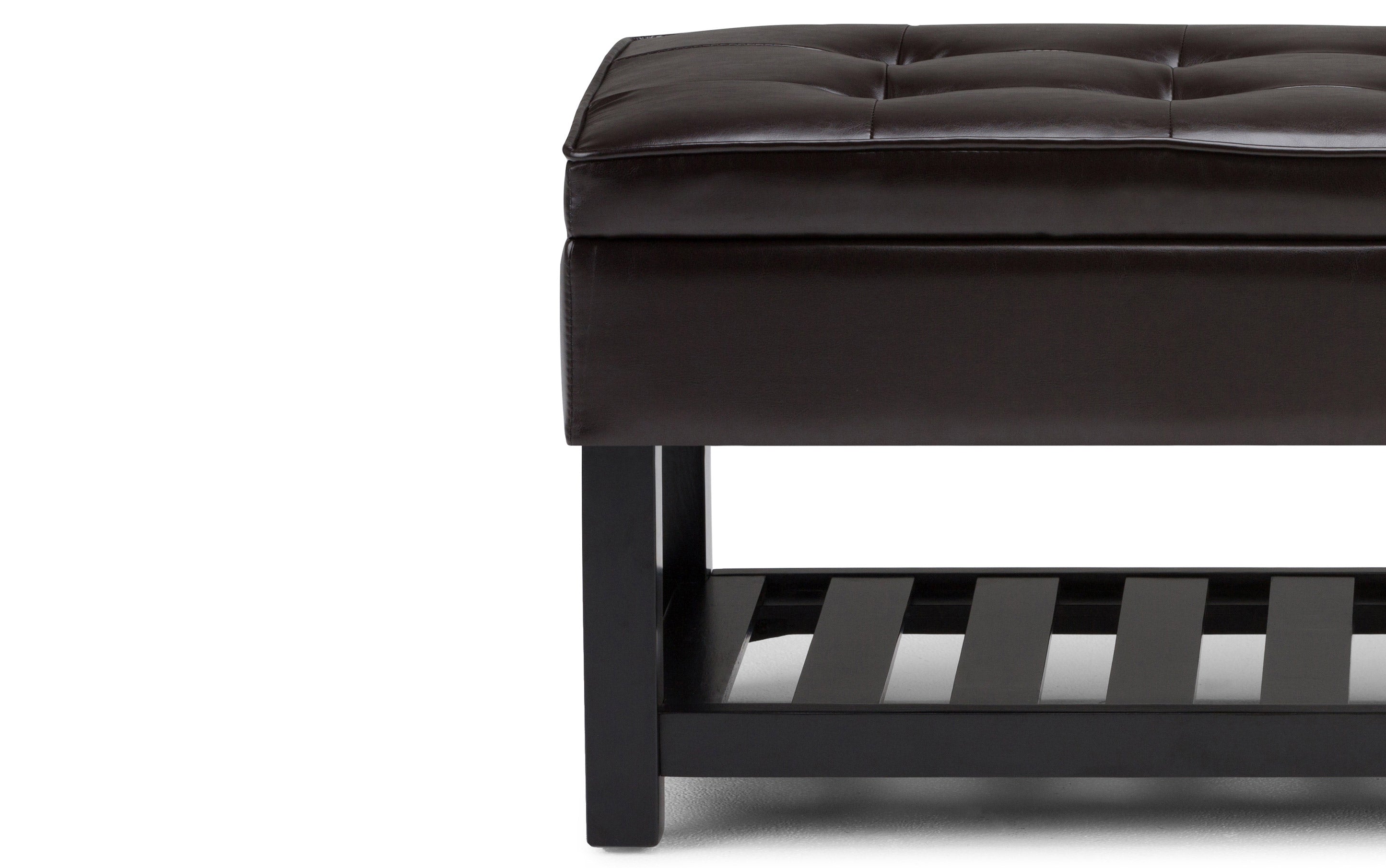 Cosmopolitan Ottoman Bench in Vegan Leather