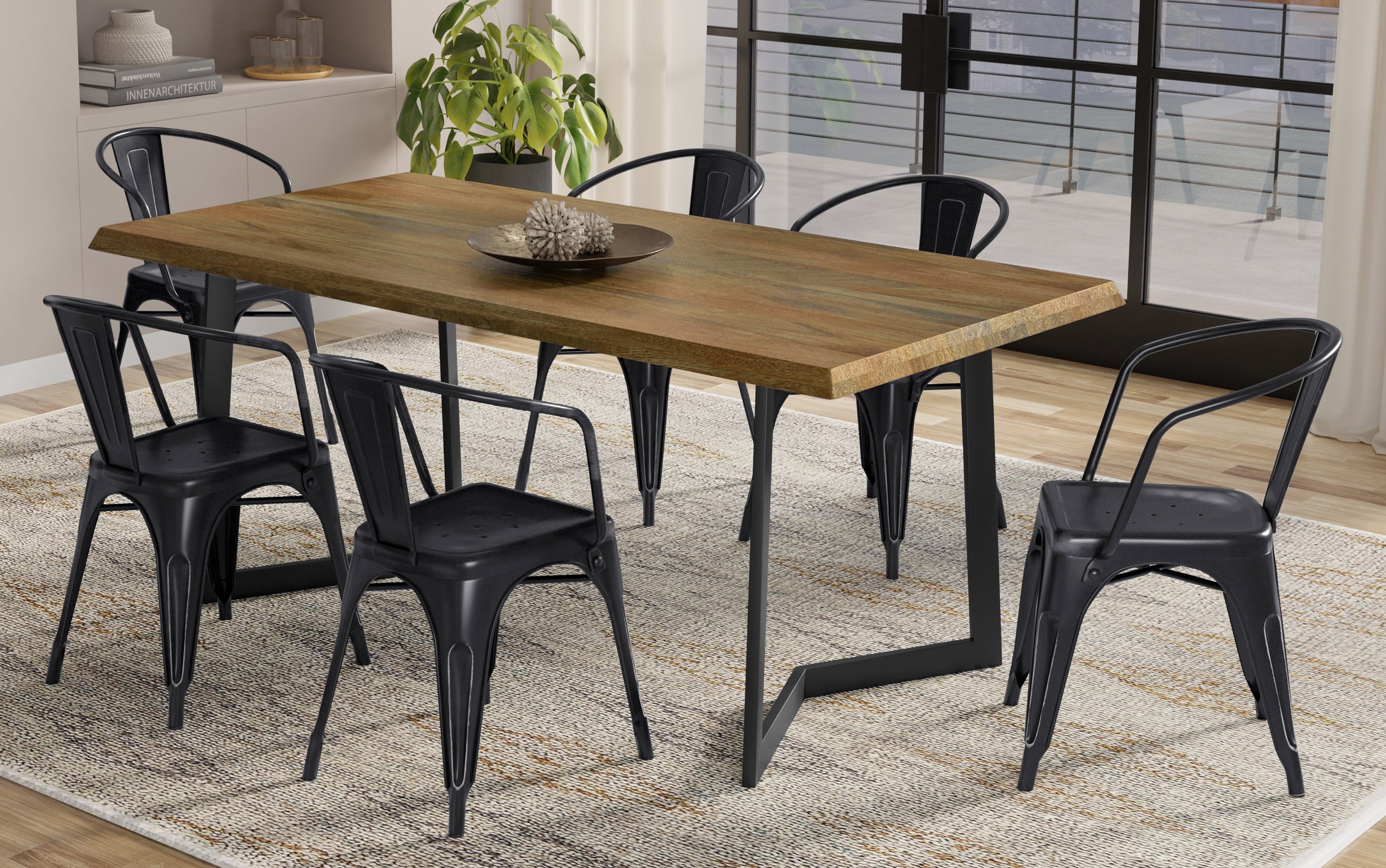Larkin / Watkins 7 Pc Dining Set in Mango