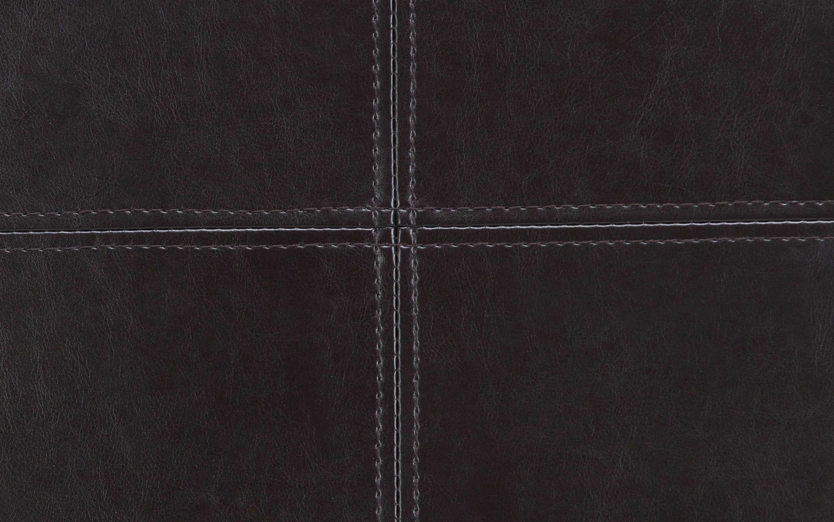 Amelia Storage Ottoman in Vegan Leather