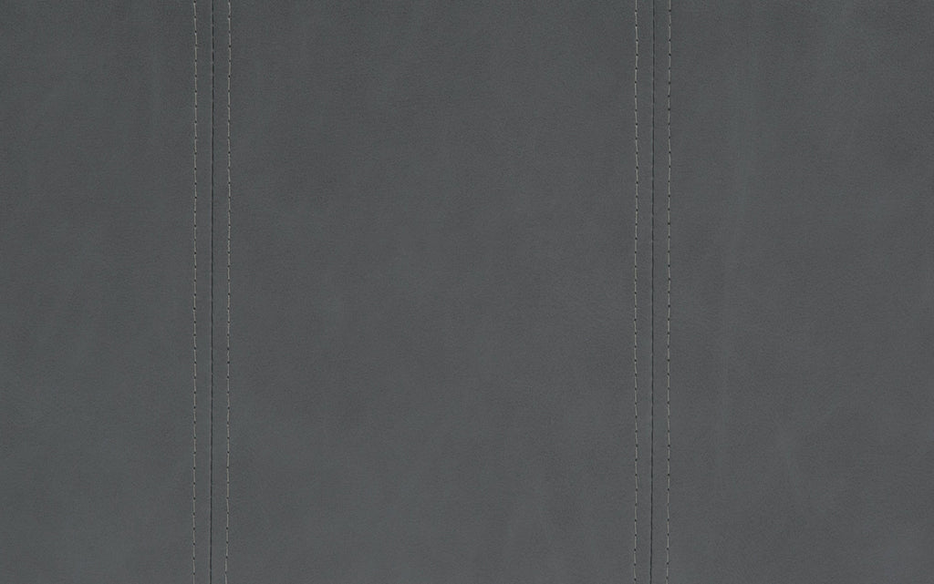 Amelia Storage Ottoman in Vegan Leather