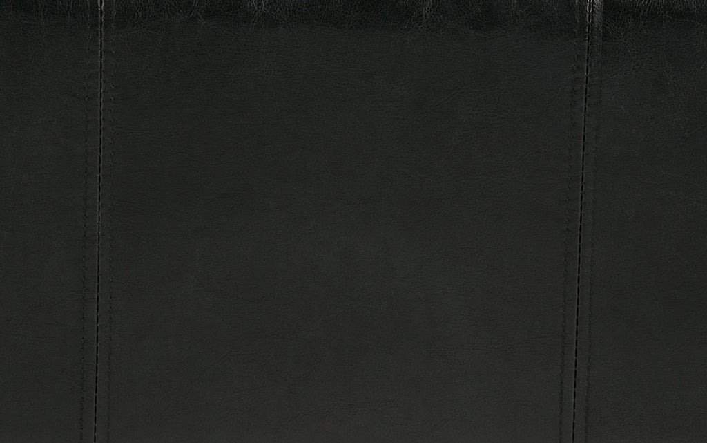 Kingsley Large Storage Ottoman in Vegan Leather