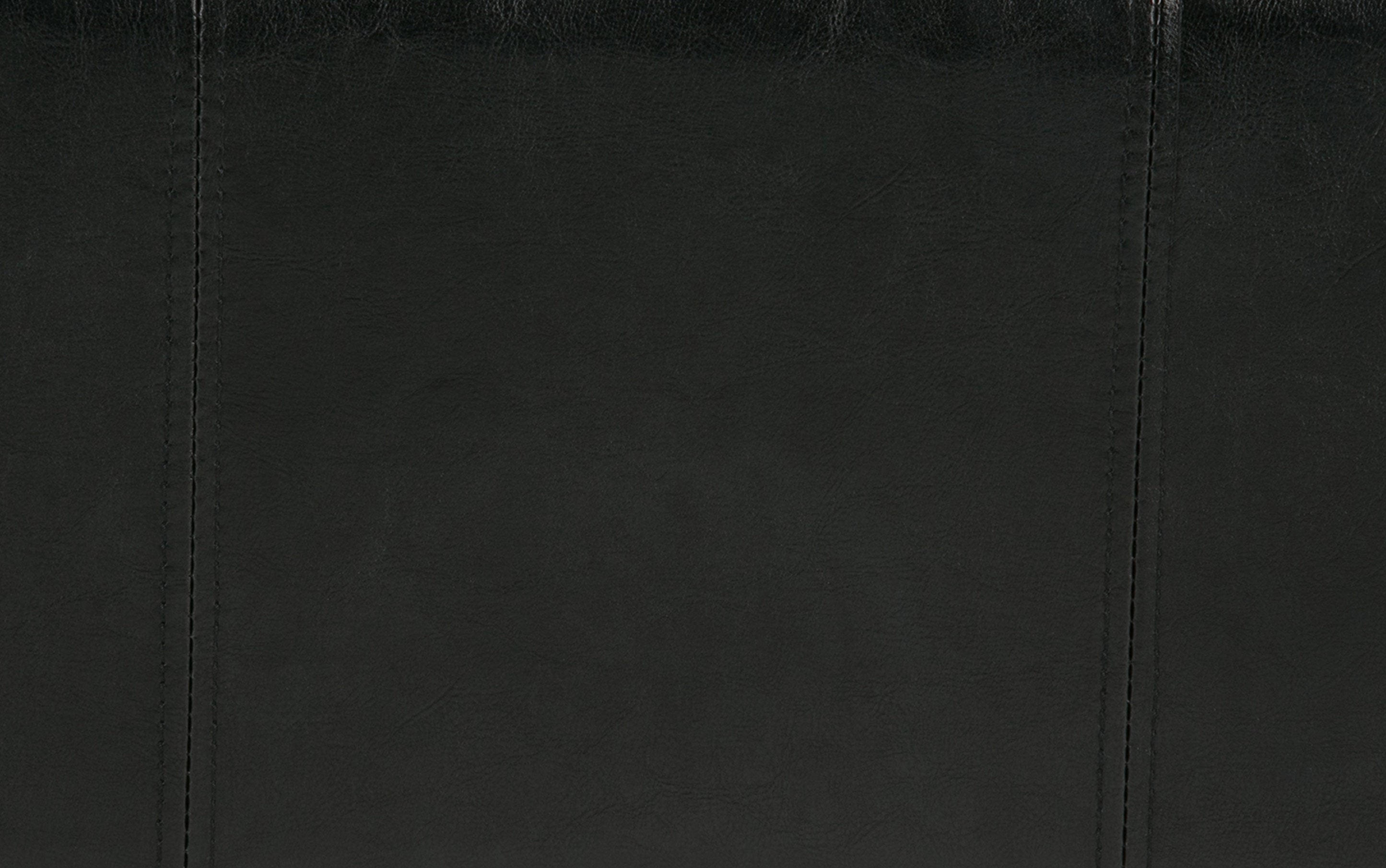 Kingsley Large Storage Ottoman in Vegan Leather