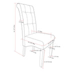 Cosmopolitan Dining Chair in Denim Blue