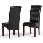 Cosmopolitan Dining Chair in Vegan Leather (Set of 2)
