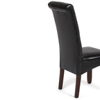 Cosmopolitan Dining Chair in Vegan Leather (Set of 2)