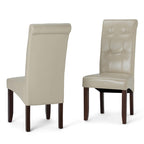 Cosmopolitan Dining Chair in Vegan Leather (Set of 2)