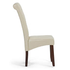 Cosmopolitan Dining Chair in Vegan Leather (Set of 2)