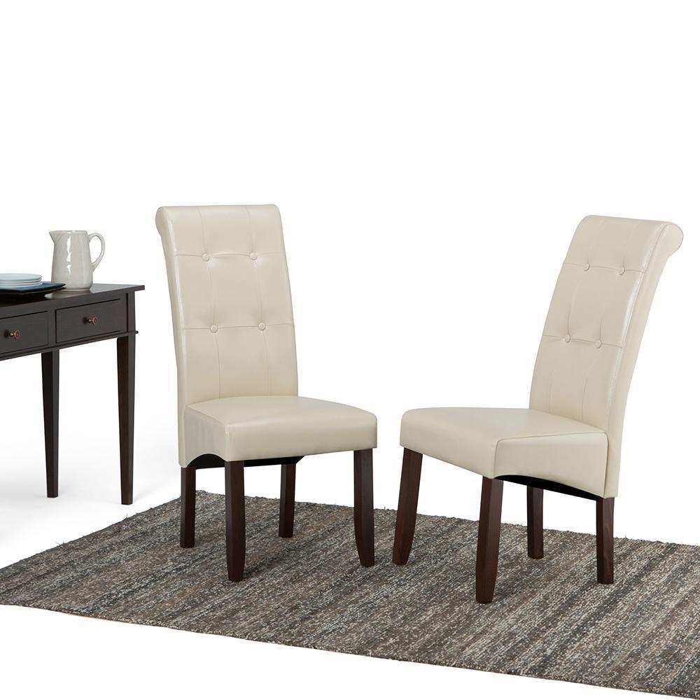 Cosmopolitan Dining Chair in Vegan Leather (Set of 2)