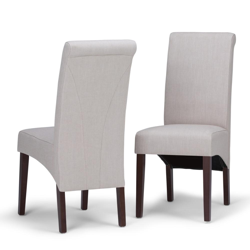 Avalon Dining Chair in Linen Style Fabric