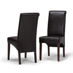 Avalon Dining Chair (Set of 2) in Vegan Leather