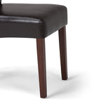 Avalon Dining Chair (Set of 2) in Vegan Leather