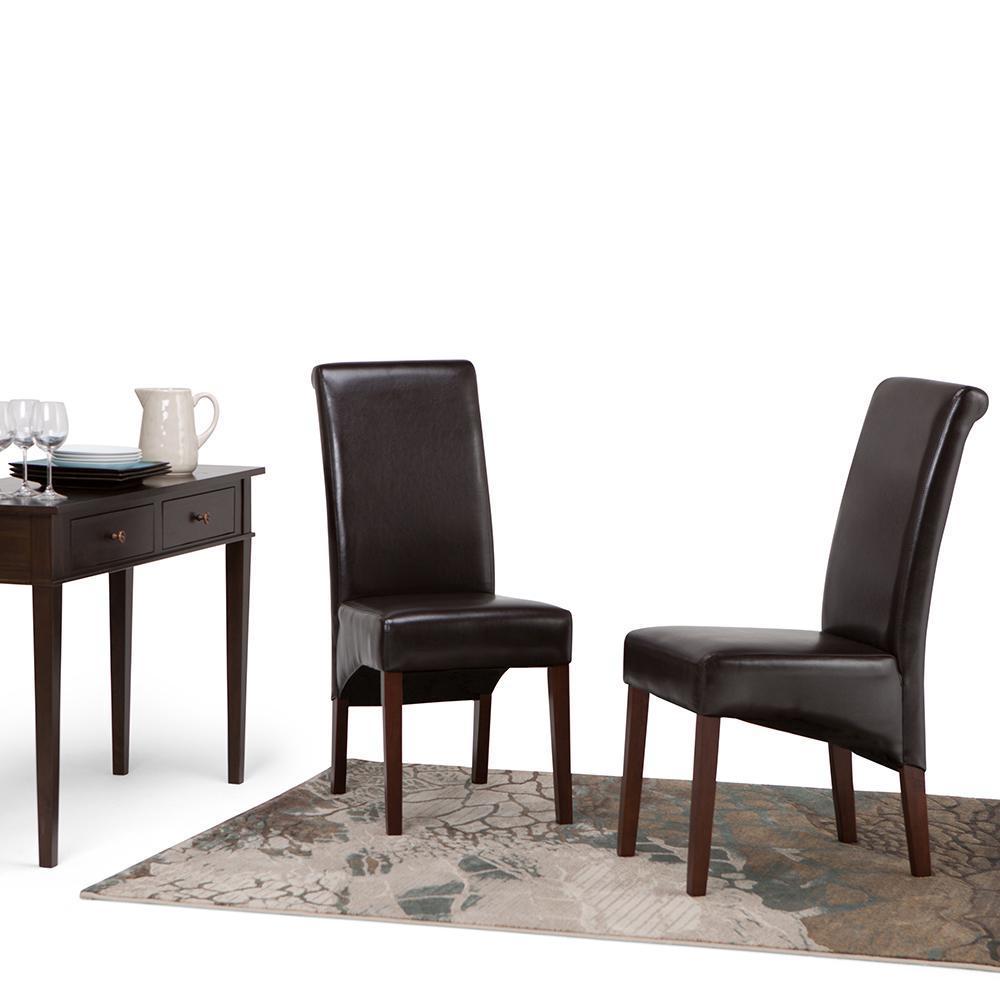 Avalon Dining Chair (Set of 2) in Vegan Leather